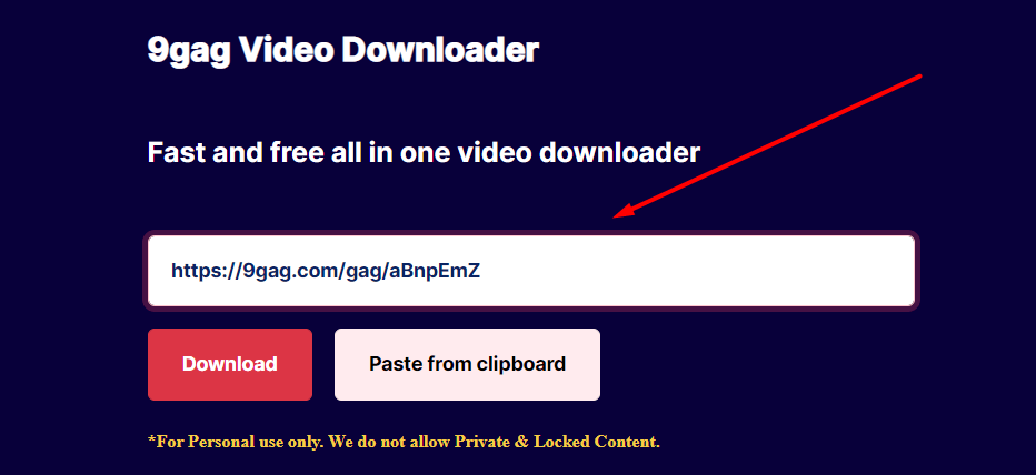 9GAG video downloader