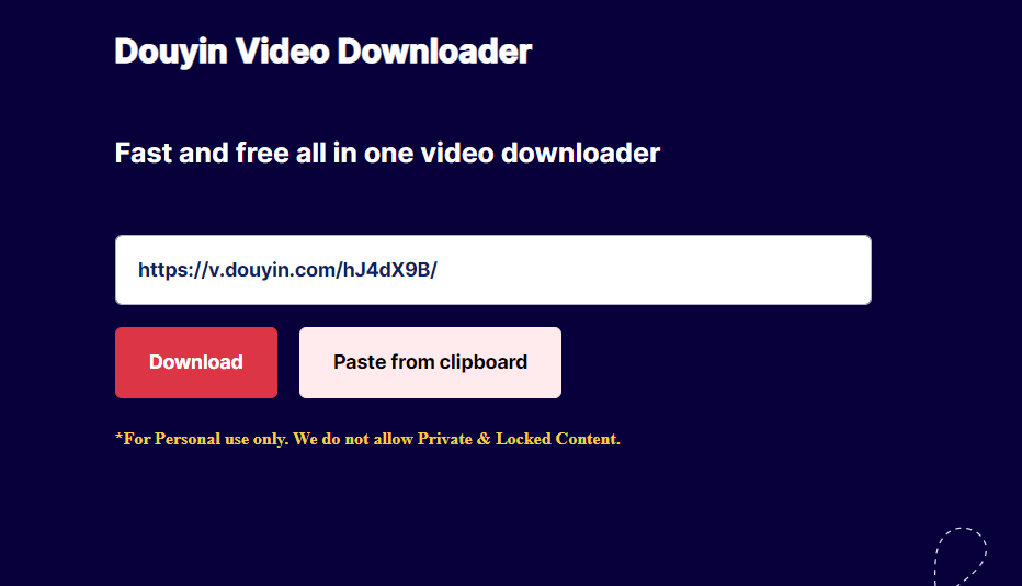 Douyin video downloader