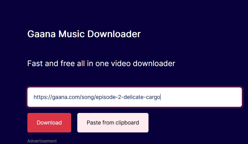 Gaana music downloader